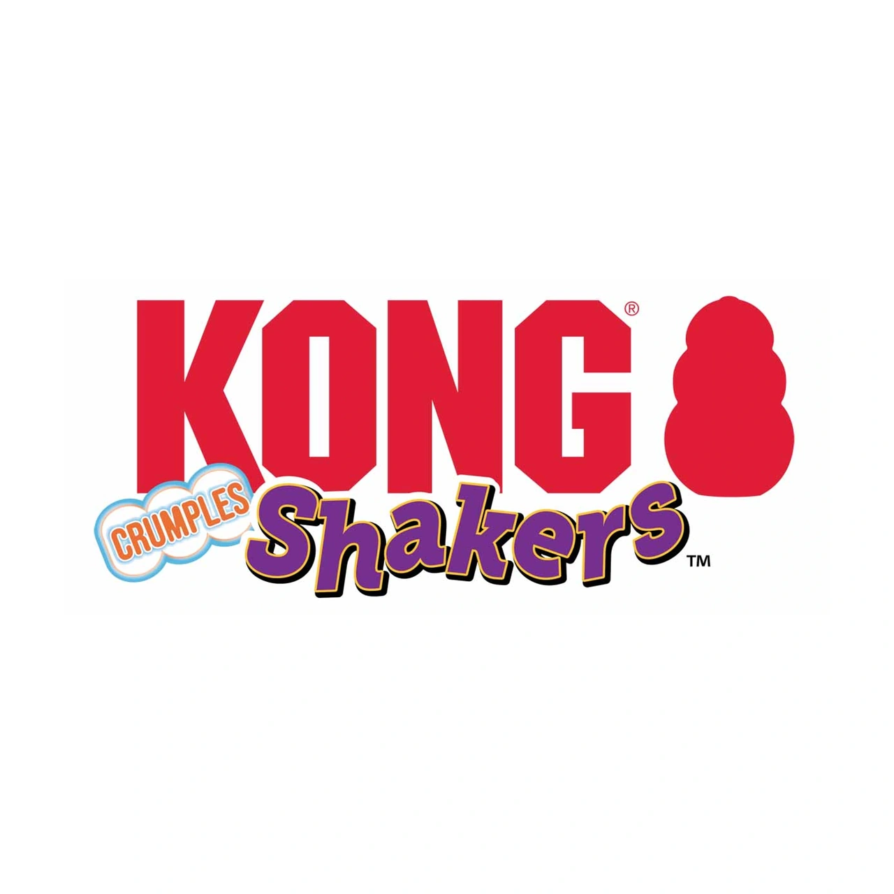 KONG Shakers Crumples Elephant XL 53 cm - stor bamse med flere lyde
